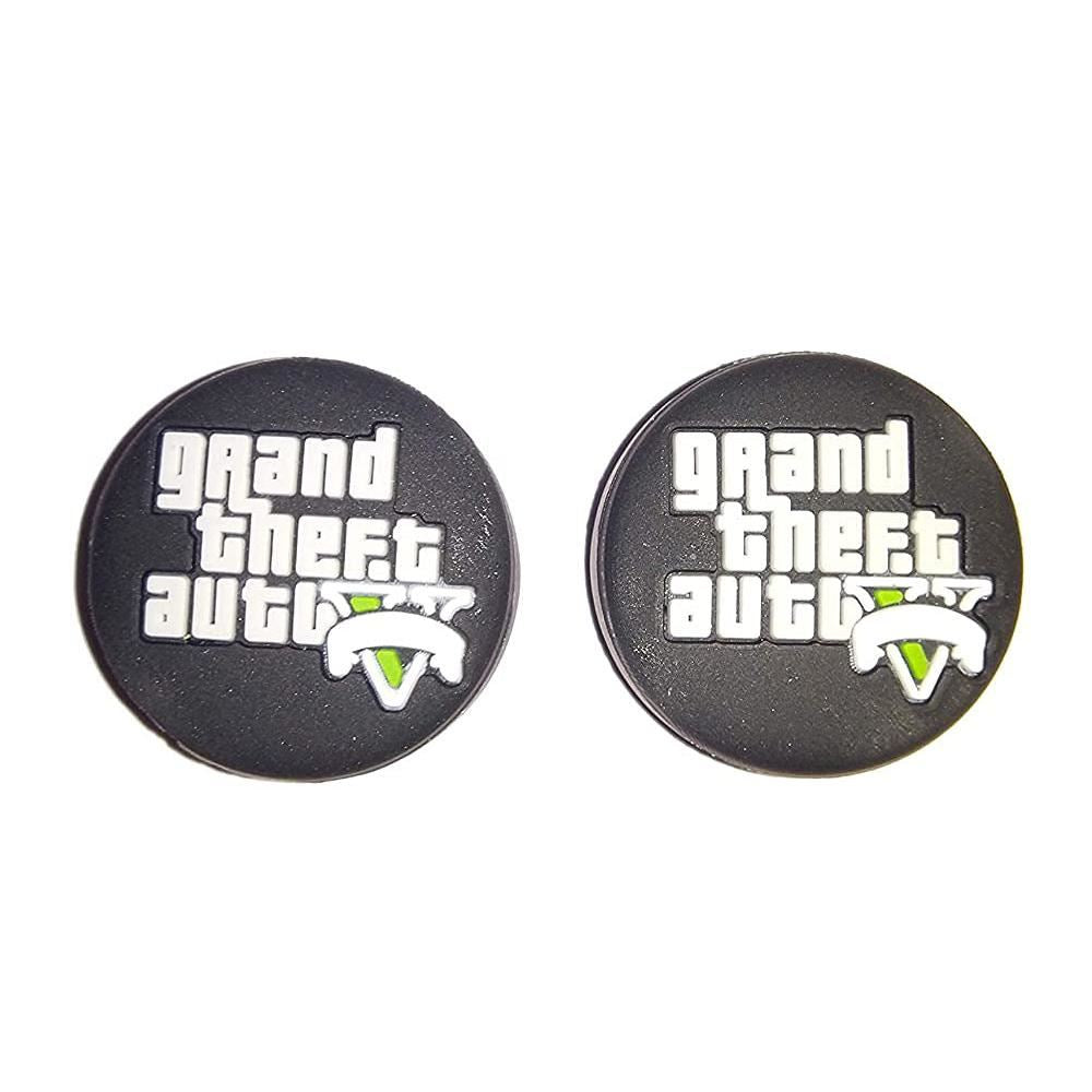 for PS5 / PS4 / Xbox One / Series X|S - 2x Rubber Silicone Thumb Stick Grip Caps
