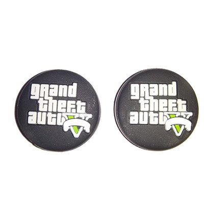 for PS5 / PS4 / Xbox One / Series X|S - 2x Rubber Silicone Thumb Stick Grip Caps