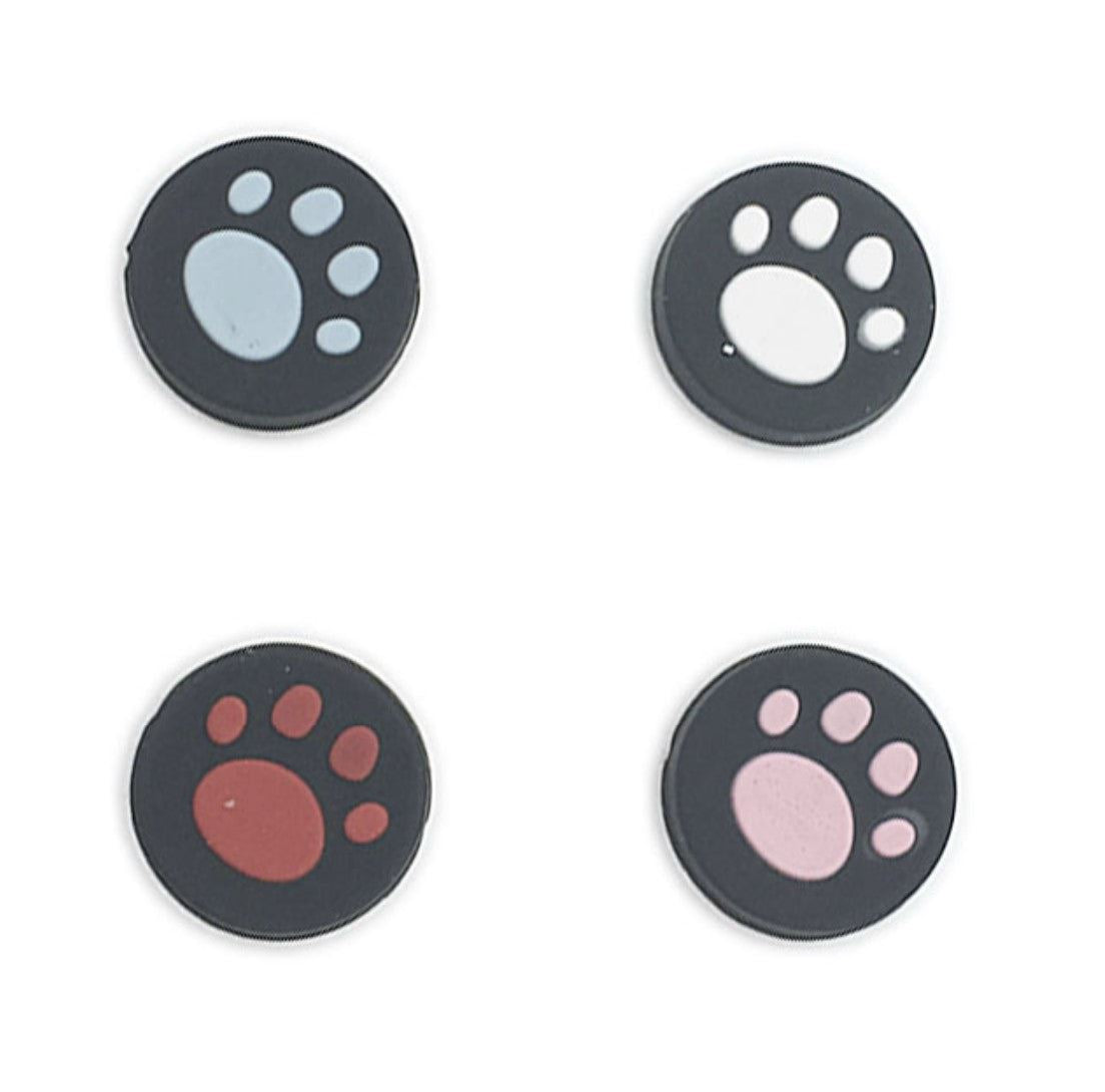 for Sony PSP & PS Vita - 2x Cat Paw Silicone Thumb Stick Cover Cap Grips | FPC