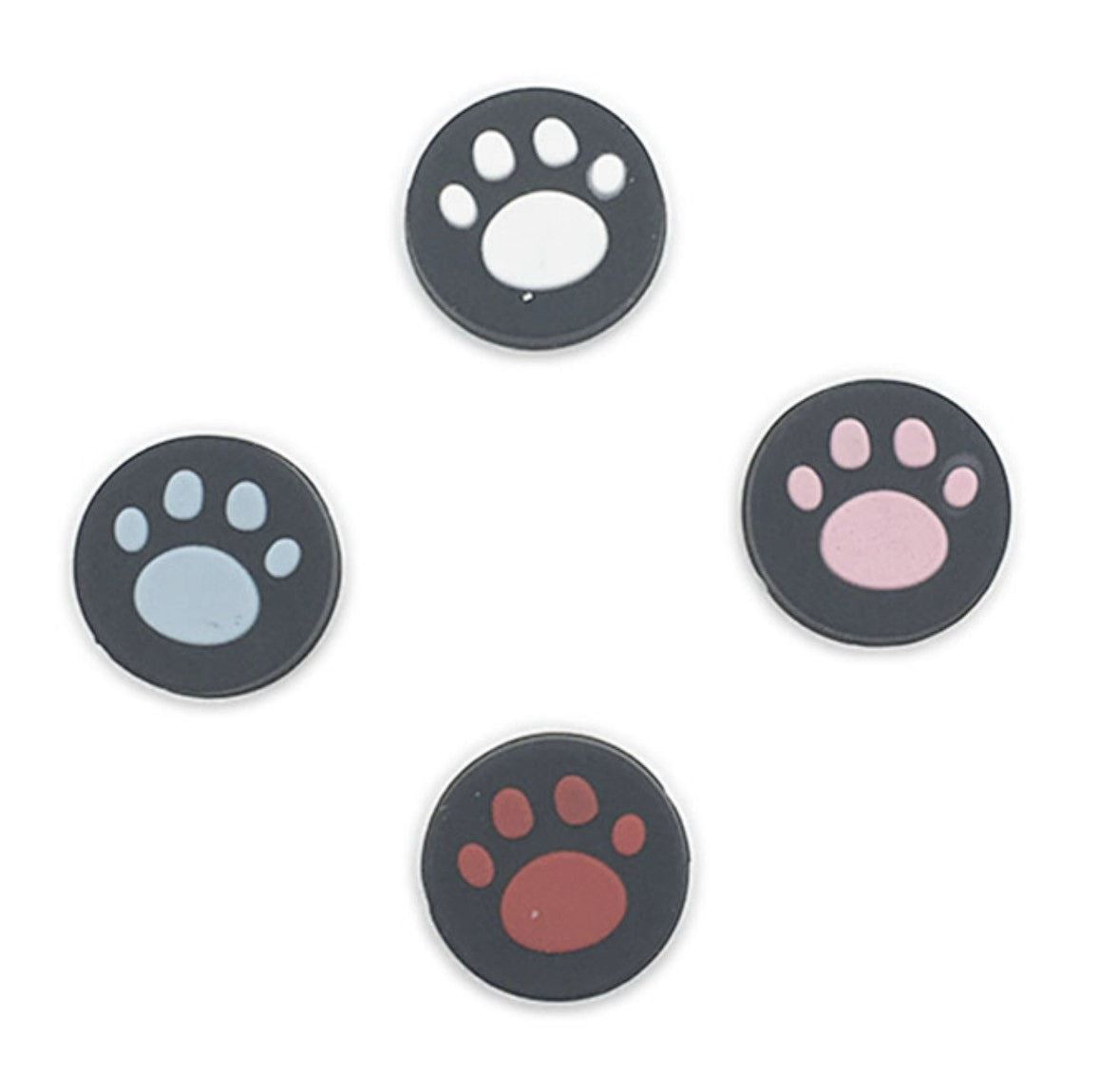 for Sony PSP & PS Vita - 2x Cat Paw Silicone Thumb Stick Cover Cap Grips | FPC