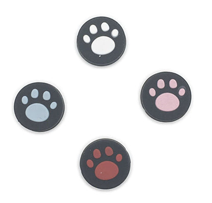 for Sony PSP & PS Vita - 2x Cat Paw Silicone Thumb Stick Cover Cap Grips | FPC
