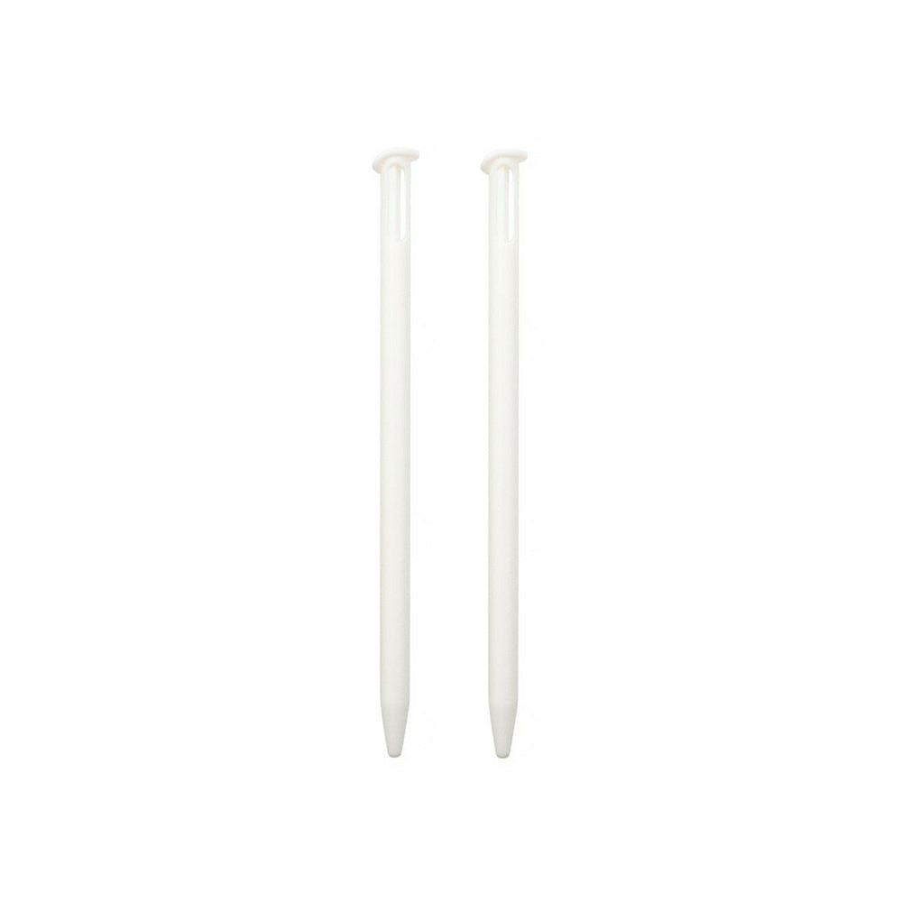 for Nintendo NEW 3DS - 2 White Small Replacement Touch Stylus Pens | FPC