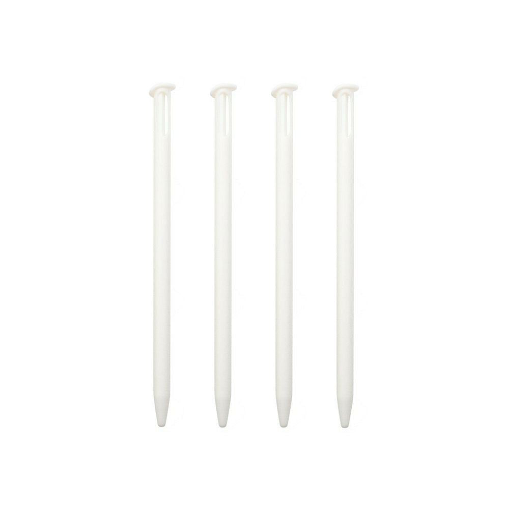 for Nintendo NEW 3DS - 4 White Small Replacement Touch Stylus Pens | FPC