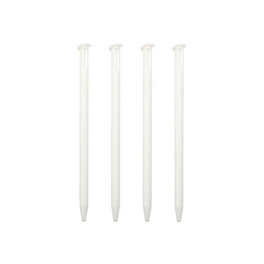 for Nintendo NEW 3DS - 4 White Small Replacement Touch Stylus Pens | FPC