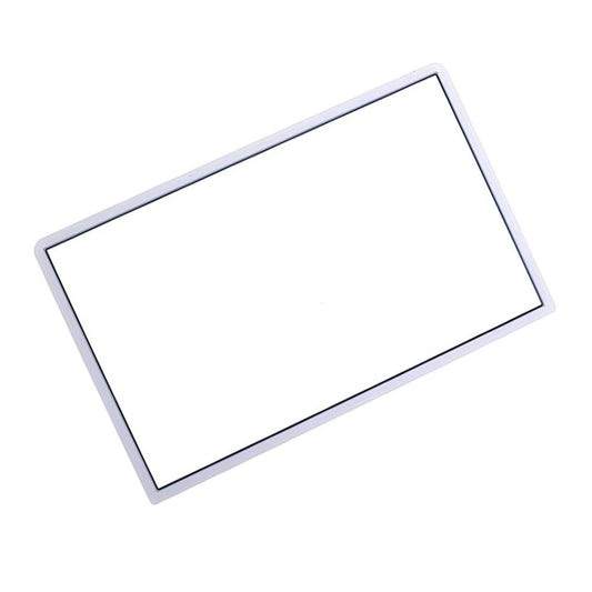 for Nintendo NEW 3DS - White Plastic Upper Screen Lens Cover & Adhesive | FPC
