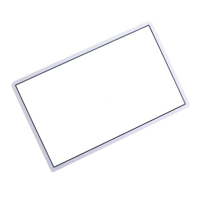 for Nintendo 3DS XL (Older) - White Plastic Upper Screen Outer Lens Cover | FPC