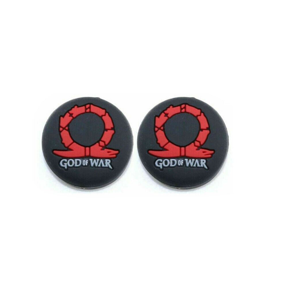 for PS5 / PS4 / Xbox One / Series X|S - 2x Rubber Silicone Thumb Stick Grip Caps