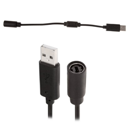 for Xbox 360 | Xbox One - Black Thrustmaster Ferrari USB Breakaway Cable Adapter