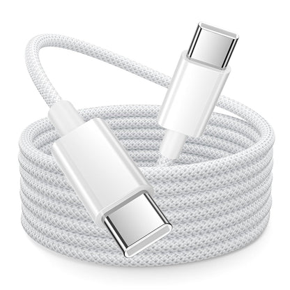 for Apple iPhone 17 | 16 | 15 - Woven 60W PD USB-C Fast Charge & Data Sync Cable