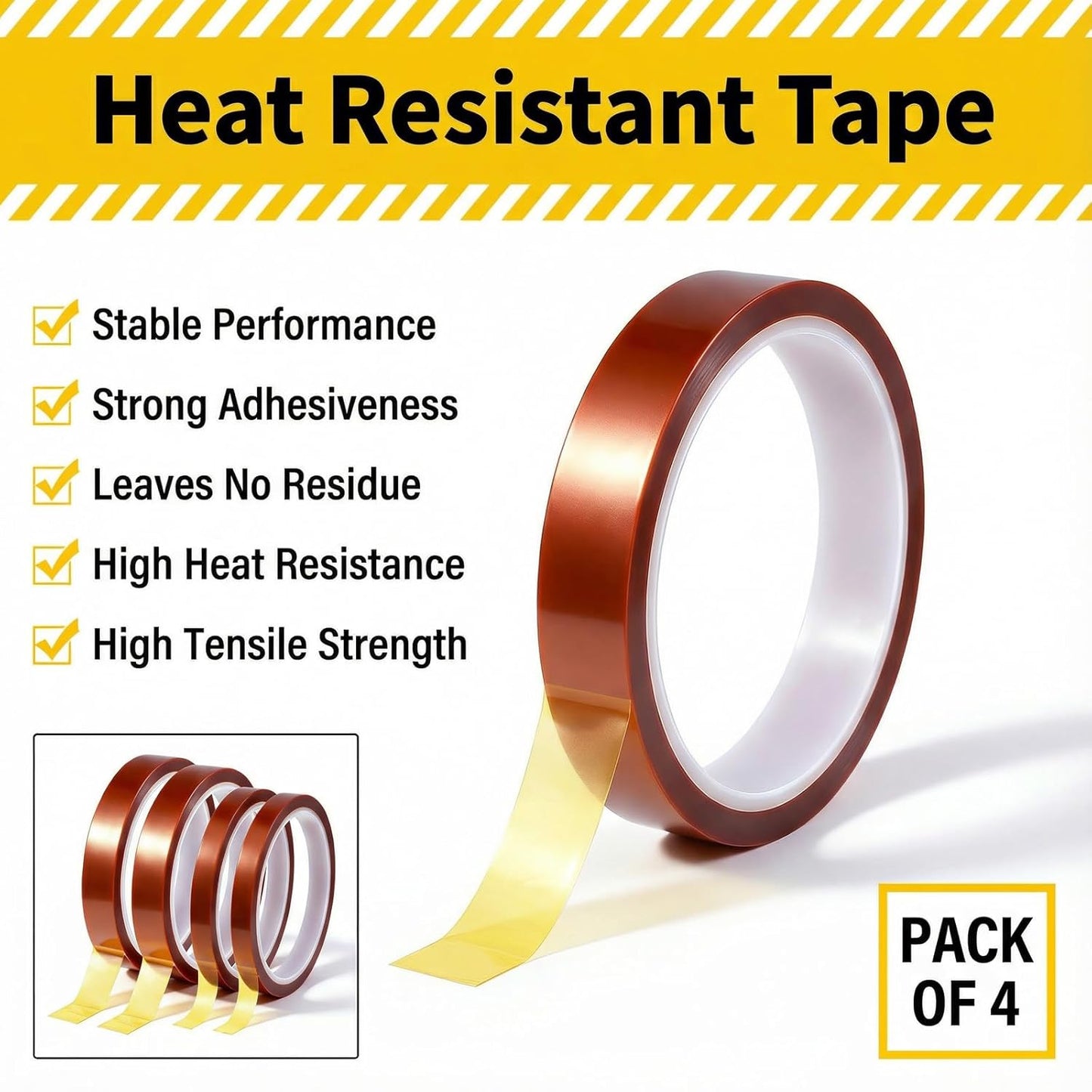 Thermal Kapton Polyimide Tape Heat Resistant Adhesive Insulation | FPC