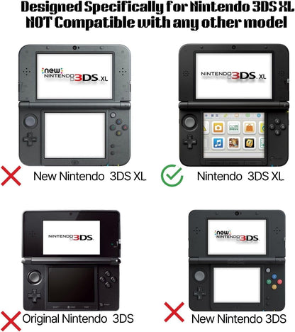 for Nintendo 3DS XL (Older) - Clear Hard Protective Shell Armour Case Cover