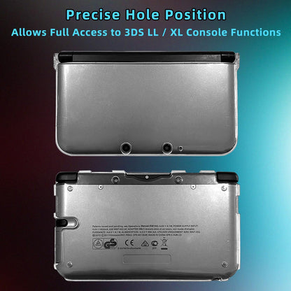 for Nintendo 3DS XL (Older) - Clear Hard Protective Shell Armour Case Cover
