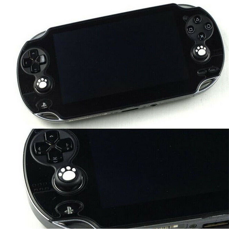 for Sony PSP & PS Vita - 2x Cat Paw Silicone Thumb Stick Cover Cap Grips | FPC