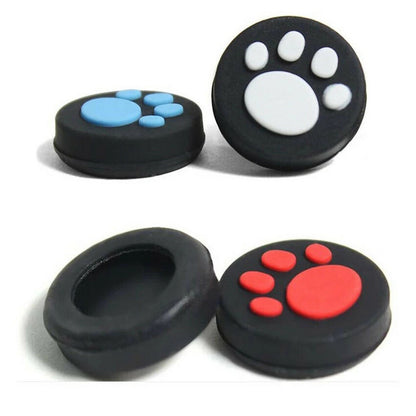 for Sony PSP & PS Vita - 2x Cat Paw Silicone Thumb Stick Cover Cap Grips | FPC