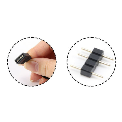 for Commander Pro - Corsair RGB to Standard ARGB 3pin 5V Adapter M/F (25cm)