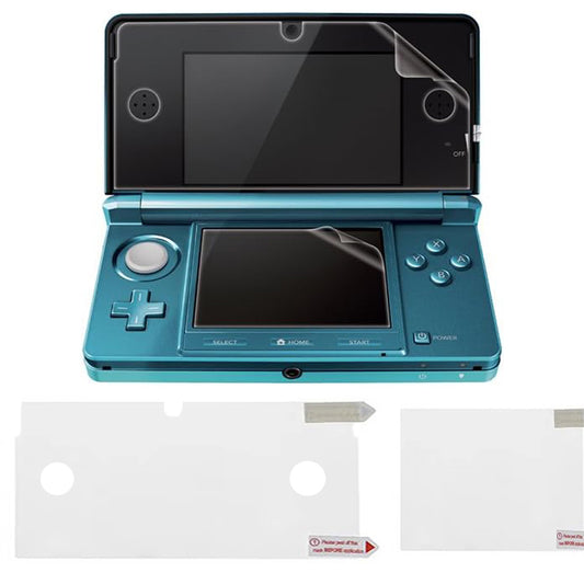 for Nintendo 3DS (older) - Clear Plastic Film Guard Screen Protector Set | FPC