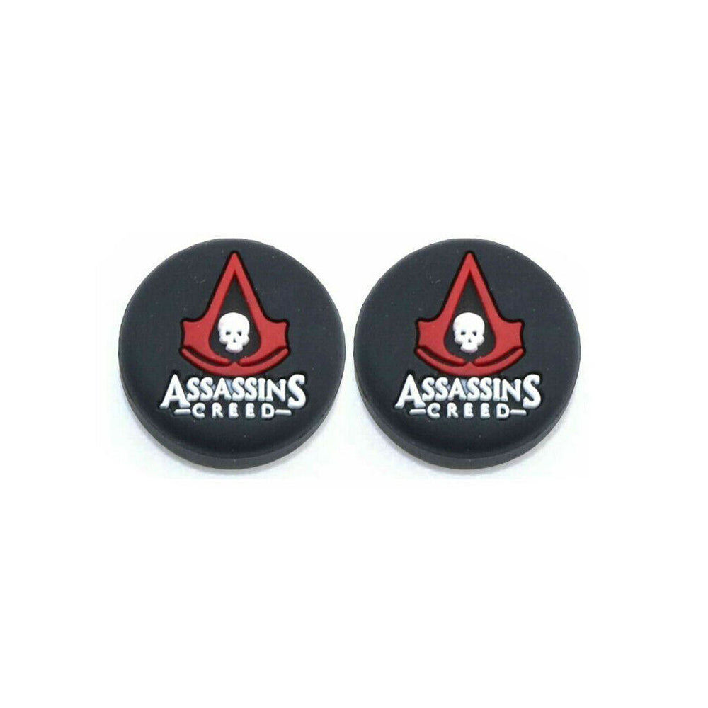 for PS5 / PS4 / Xbox One / Series X|S - 2x Rubber Silicone Thumb Stick Grip Caps
