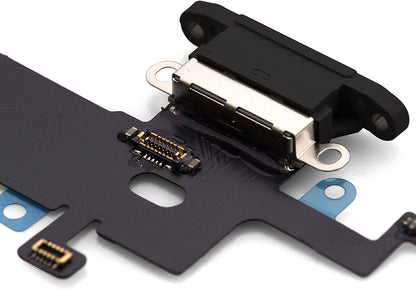 for Apple iPhone X - Black USB Charging Port Mic Flex Cable | FPC