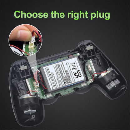 for PS4 KCR1410 & Pro Slim LIP1522 - 2000mAh Replacement Battery Dual Use v1 v2