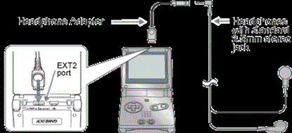 for Nintendo GameBoy GBA SP NDS - 3.5mm Audio Jack Headphone Adapter Cable | FPC