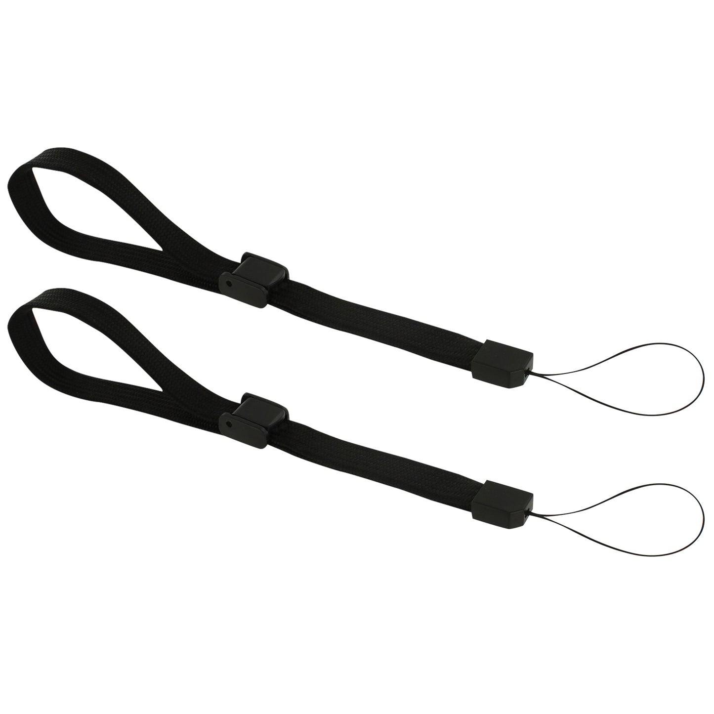 for Wii Remote 3DS 2DS PSP Switch PSV Move - 2x Black Adjustable Arm Wrist Strap