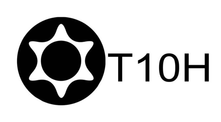 T10H T10 Xbox 360 Controller Torx Security Opening Screw Driver Hole in the tip