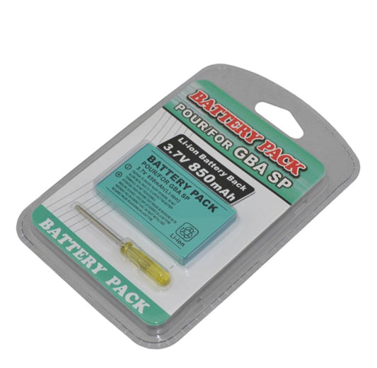 for Nintendo Game Boy GBA SP - Battery Replacement 850mah 3.7v Battery | FPC
