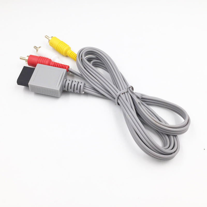 for Nintendo Wii - 1.8m AV Composite TV Audio Video Lead Cable RCA | FPC