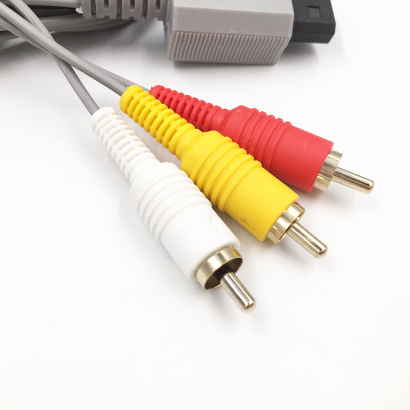 for Nintendo Wii - 1.8m AV Composite TV Audio Video Lead Cable RCA | FPC