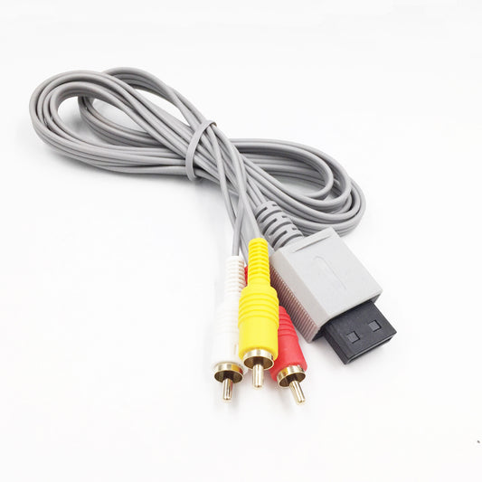 for Nintendo Wii - 1.8m AV Composite TV Audio Video Lead Cable RCA | FPC