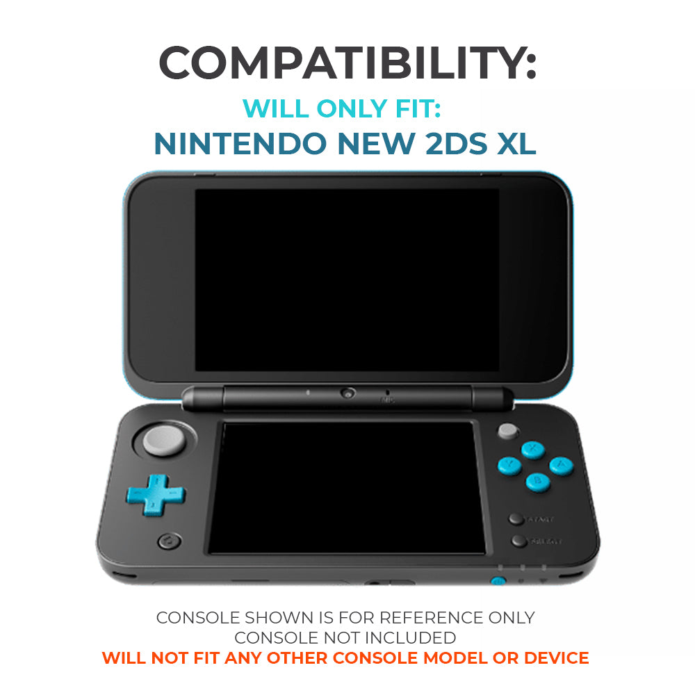 for Nintendo NEW 2DS XL - 6 Multi-Colour Metal Retractable Extendable Stylus Pen