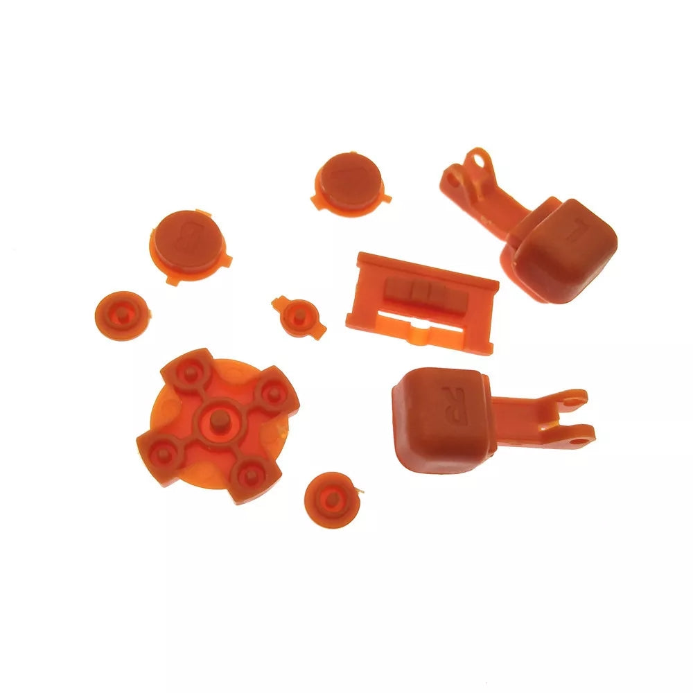for Gameboy Advance SP - 9pc Full Button A B L R D-Pad Replacement Set (GBA SP)
