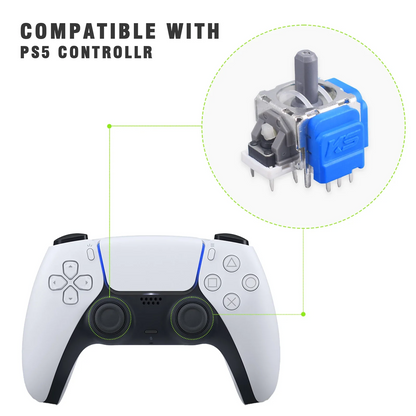 for Sony PS5 - TMR Electromagnetic 3D Analog Thumbstick Joystick Hall Effect