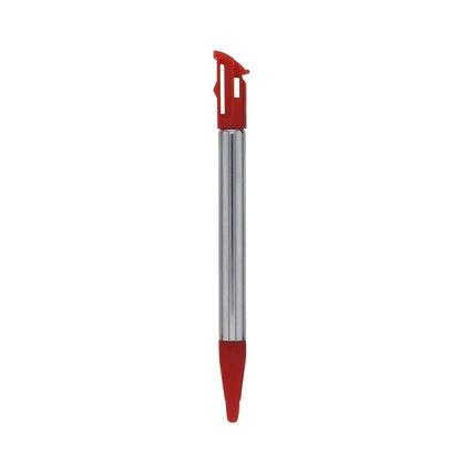 for Nintendo NEW 2DS XL - 4x Red Metal Retractable Extendable Stylus Pens FPC