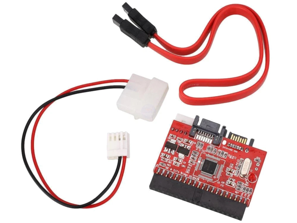 IDE 100/133 HDD CD DVD to SATA Bidirational Converter Adapter with Cables