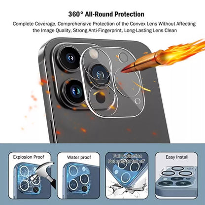 for iPhone 16 Pro | 16 Pro Max - 2x Tempered Glass Camera Lens Protection Cover