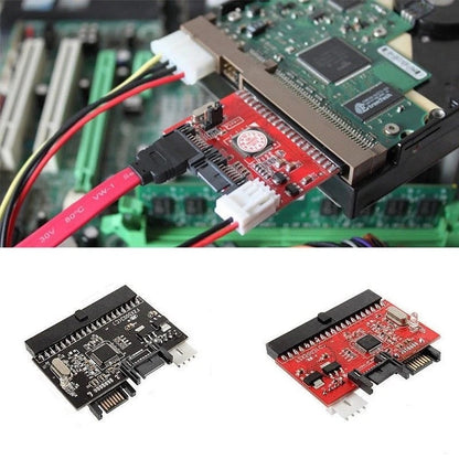 IDE 100/133 HDD CD DVD to SATA Bidirational Converter Adapter with Cables