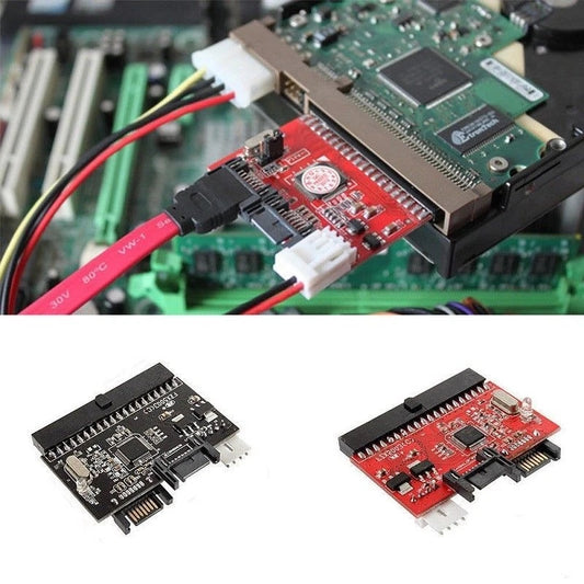 IDE 100/133 HDD CD DVD to SATA Bidirational Converter Adapter with Cables