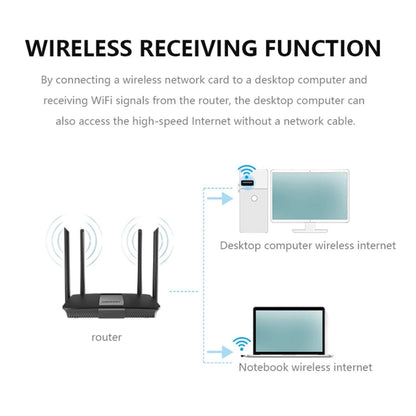 for Windows 11 10 PC Laptop Mac - USB Wireless WIFI Dongle 150Mbps 802.11n
