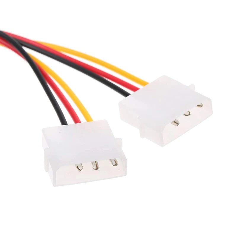 for Graphics Card - 4 Pin Dual Molex IDE to 6 Pin PCI-E Express GPU Power Cable