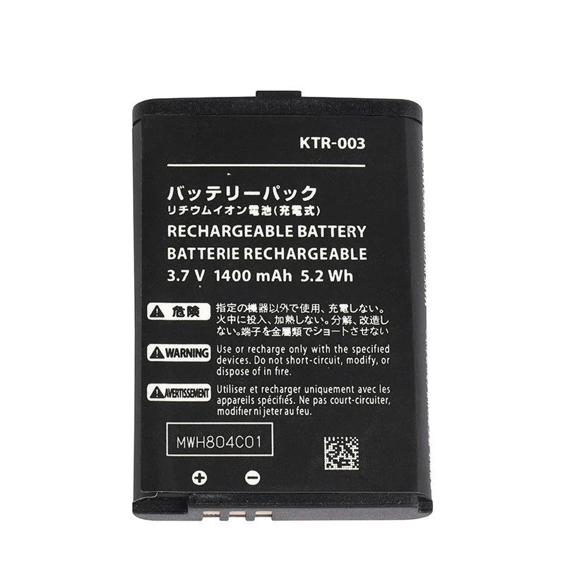 for Nintendo NEW 3DS Console - KTR-003 Replacement Battery 1400mAh | FPC