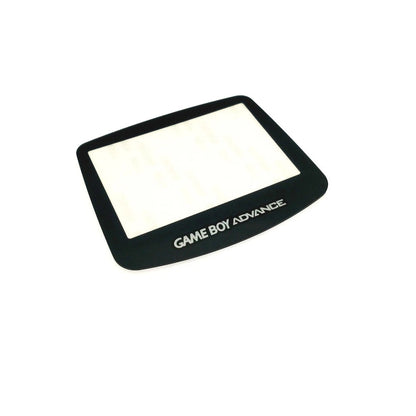 for GameBoy Advance (GBA) - Black Plastic Replacement Front Screen Lens Cover