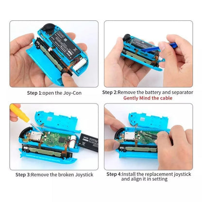 for Nintendo Switch | Lite | OLED - White Analog Joy-Con Thumb Stick Replacement