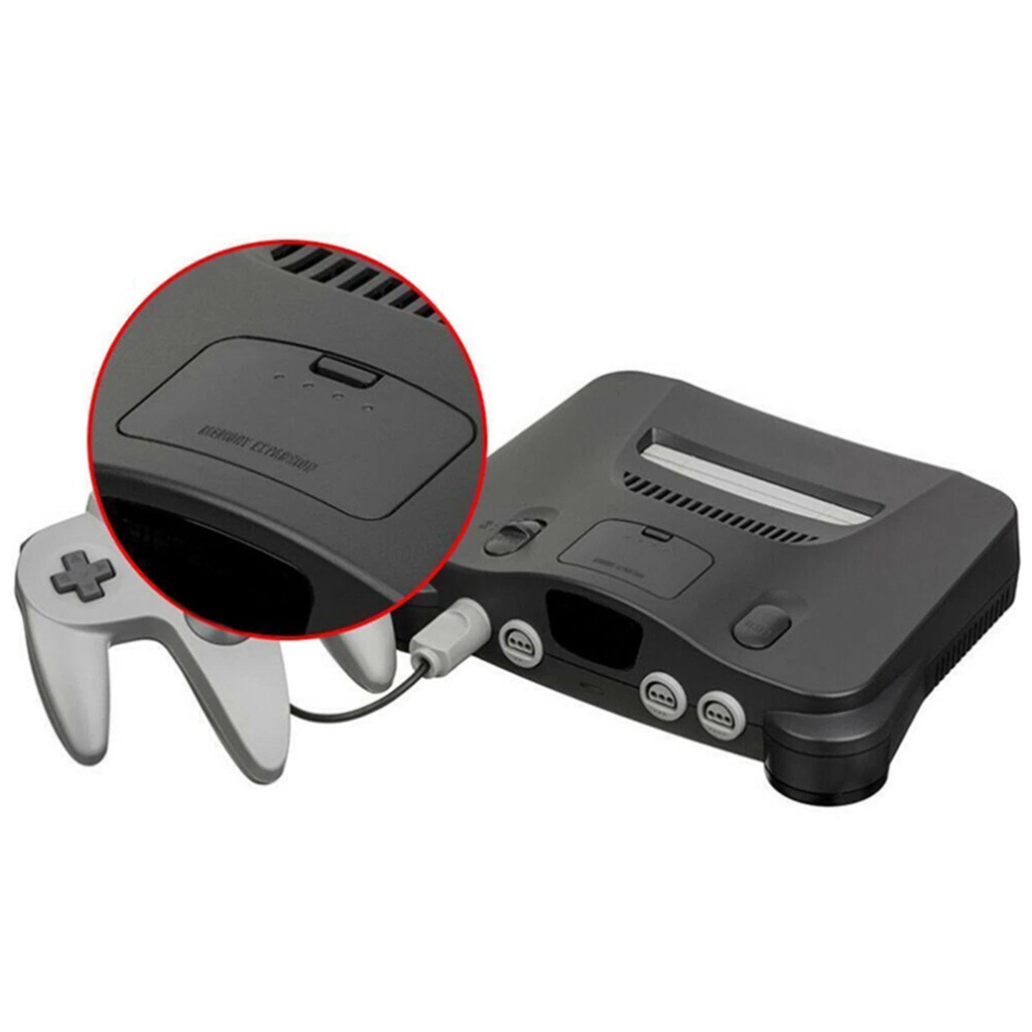 For Nintendo N64 - Jumper Pack Lid Pak Expansion Cover Door Memory Replacement
