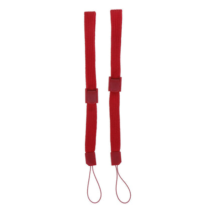 for Wii Remote 3DS 2DS PSP Switch PSV Move - 2x Red Adjustable Arm Wrist Strap