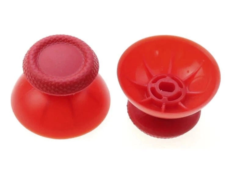 for Sony PS5 Controllers - Red Analog Thumb Stick Grip Replacements | FPC