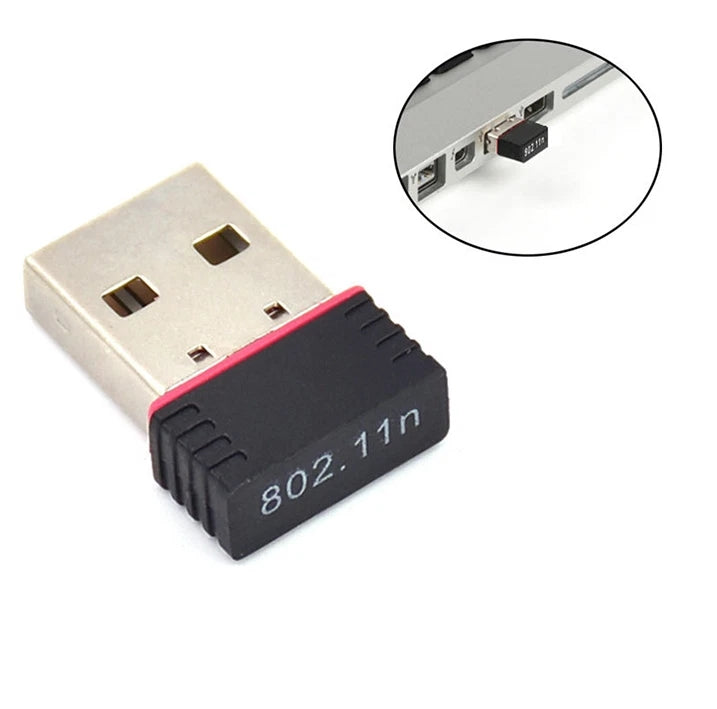 for Windows 11 10 PC Laptop Mac - USB Wireless WIFI Dongle 150Mbps 802.11n