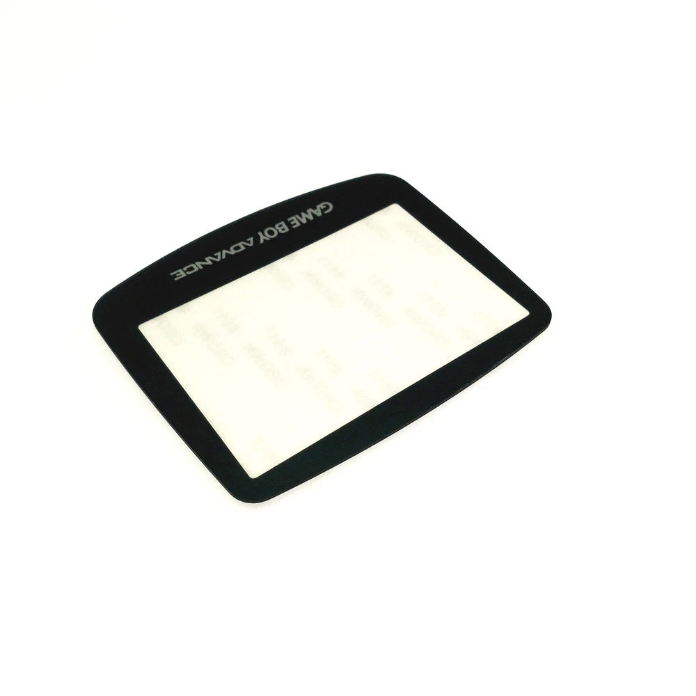 for GameBoy Advance (GBA) - Black Plastic Replacement Front Screen Lens Cover