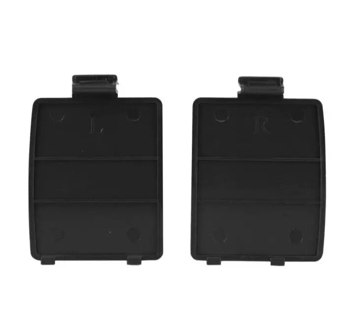 for Sega Game Gear - Black Console Battery Cover Set (Left & Right) | FPC