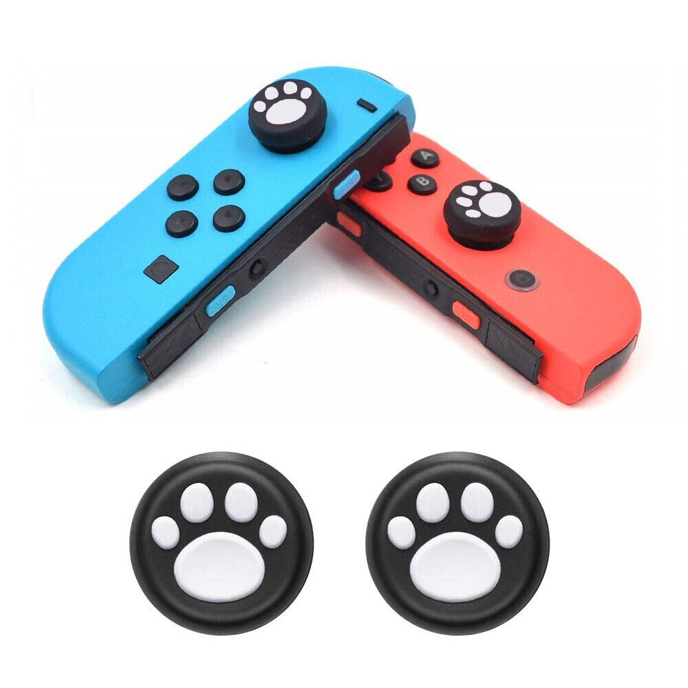 for Switch | Lite | OLED - 2 Cat Paw Silicone Thumb Stick Grip Cover Caps | FPC